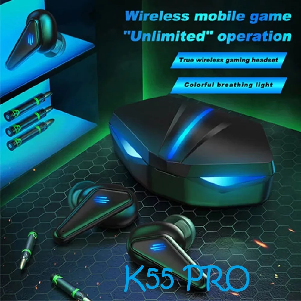 هدفون گیمینگ بلوتوثی مدل K55 PRO