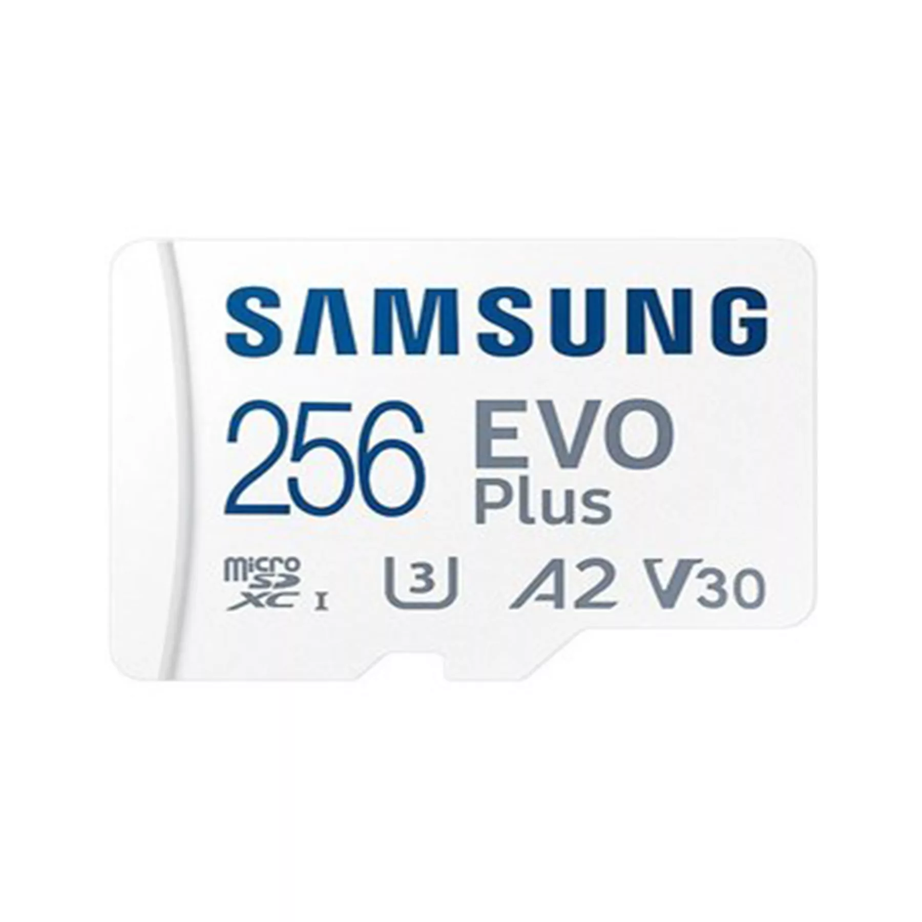 کارت حافظه microSDXC سامسونگ مدل Evo Plus A2 V10 کلاس 10 استاندارد UHS-I U3 سرعت 130MBps به همراه آداپتور SD ظرفیت 256 گیگابایت کارت حافظه microSDXC سامسونگ مدل Evo Plus A2 V10 کلاس 10 استاندارد UHS-I U3 سرعت 130MBps به همراه آداپتور SD ظرفیت 256 گیگابایت