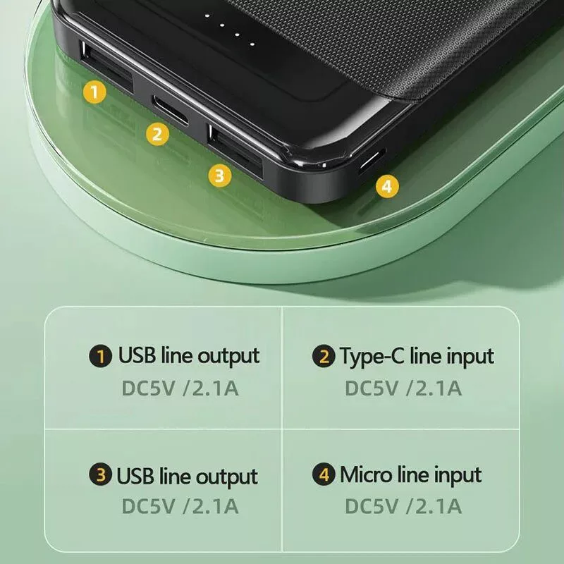 پاوربانک اوی مدل P37k ظرفیت 10000 میلی آمپر ساعت