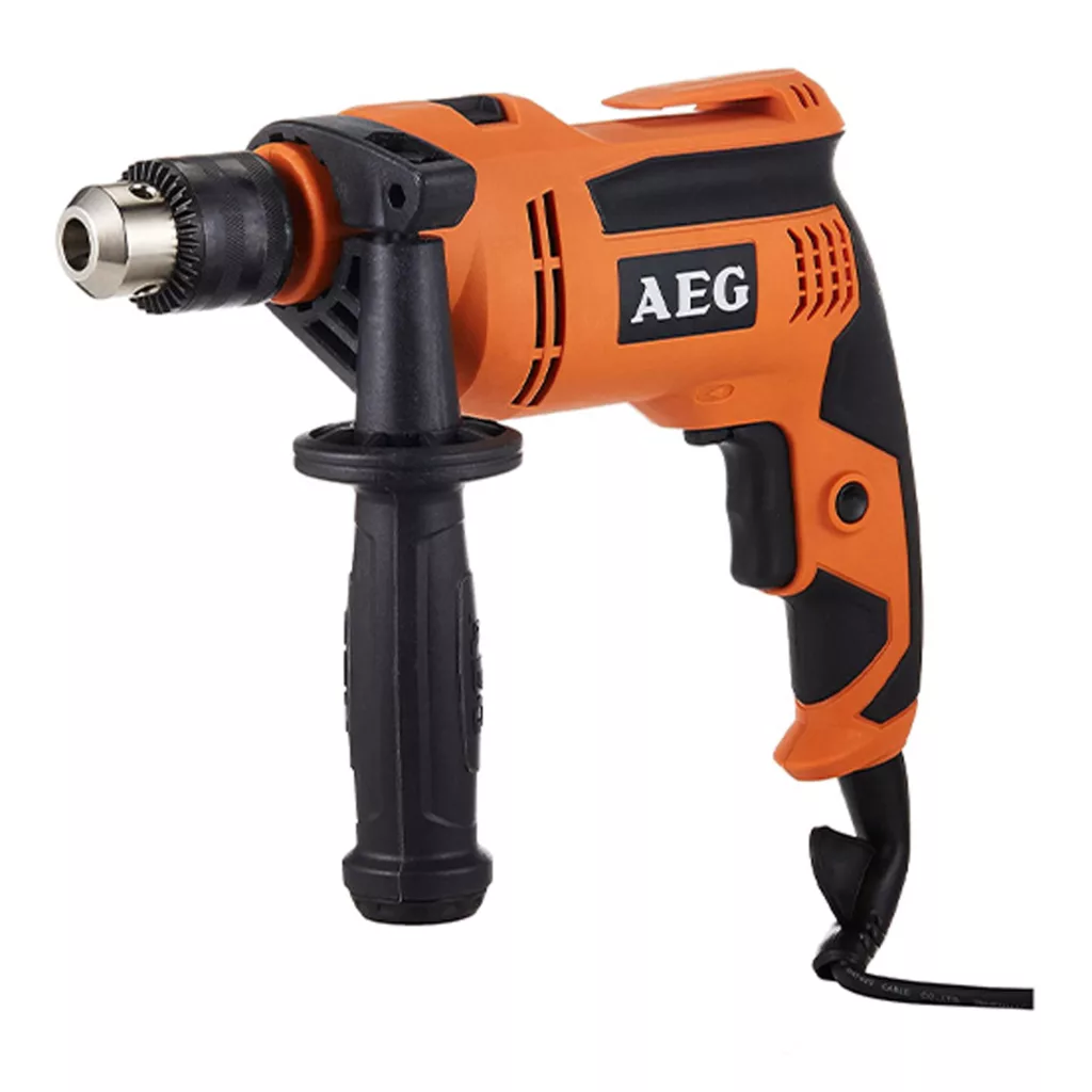 دریل چکشی 13 میلیمتری، 580 وات آ ا گ مدل SBE 580R به همراه مته چوب و آهن