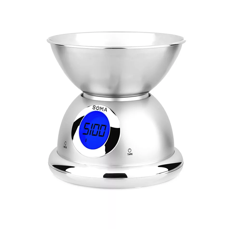ترازو آشپزخانه دیجیتال مدل soma حداکثر ظرفیت قابل اندازه‌گیری 10 کیلوگرم با دقت اندازه‌گیری گرم گرم