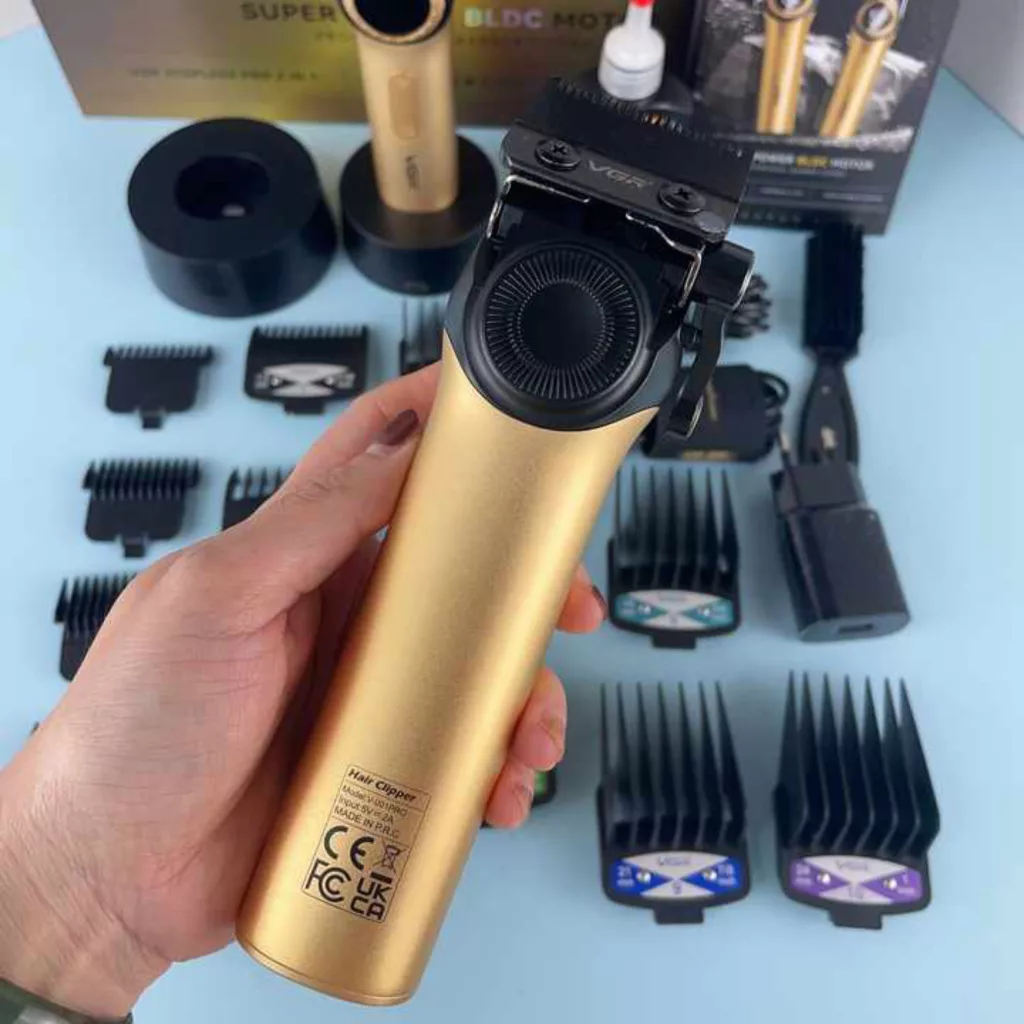 ماشین اصلاح موی سر و صورت شارژی وی جی ار مدل v-001 v--977