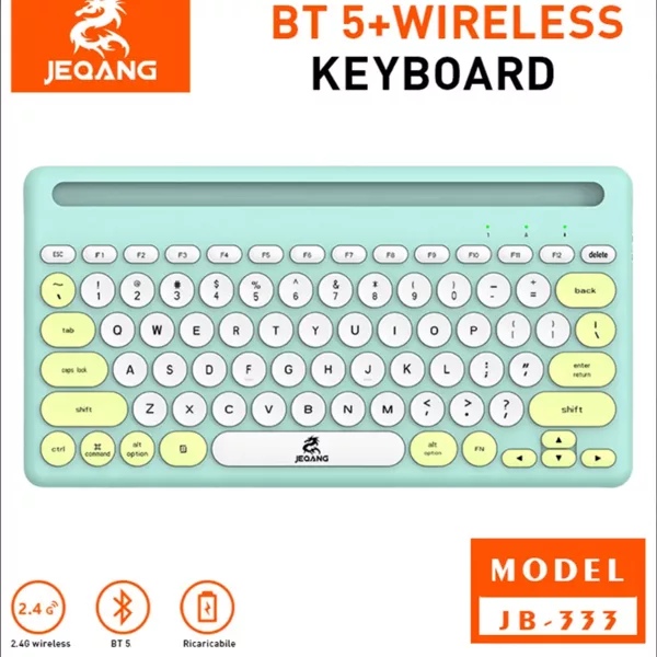 کیبورد بیسیم جکنگ مدل JB-333