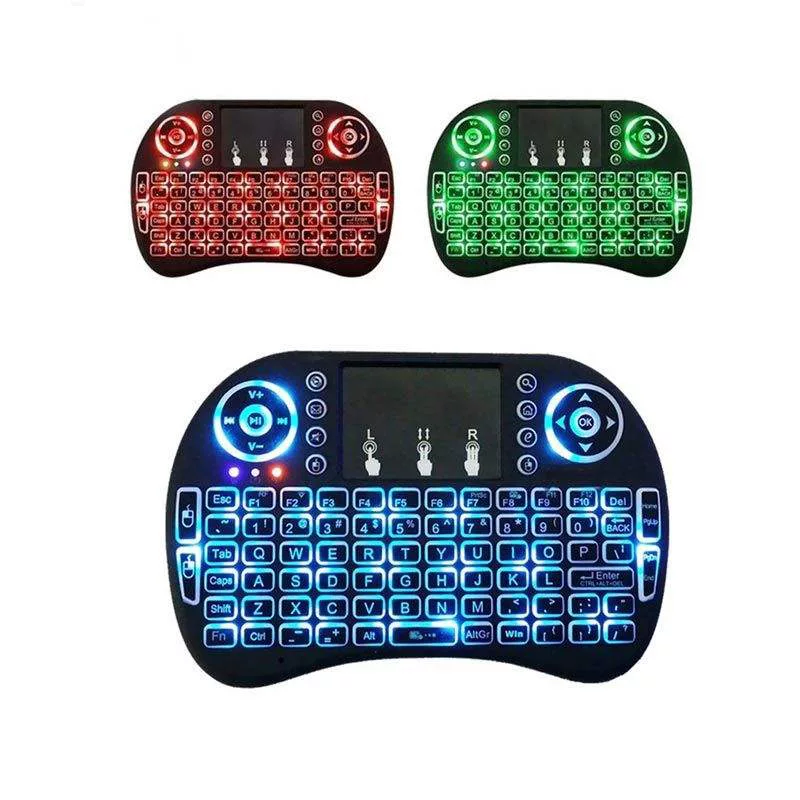 مینی کیبورد بی سیم همراه با تاچ پد مدل i8-fa