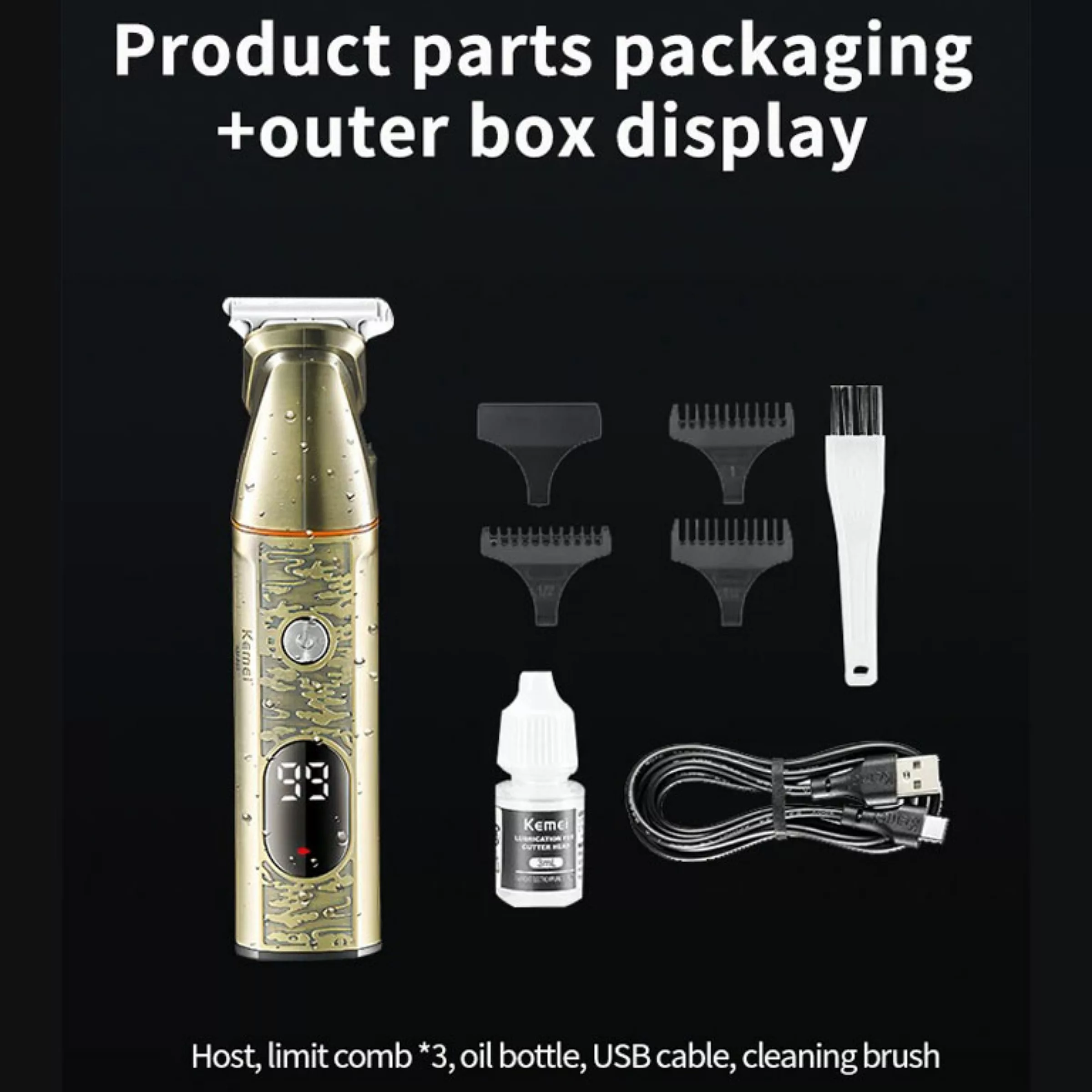 ماشین اصلاح موی سر و صورت کیمی مدل KM-865