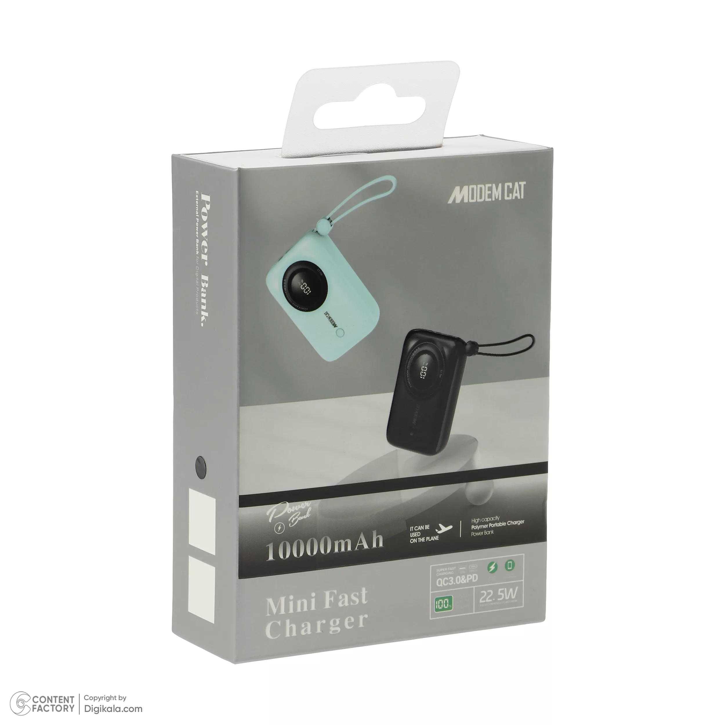 پاوربانک مودم کت مدل MPB-027 ظرفیت 10000 میلی آمپر ساعت