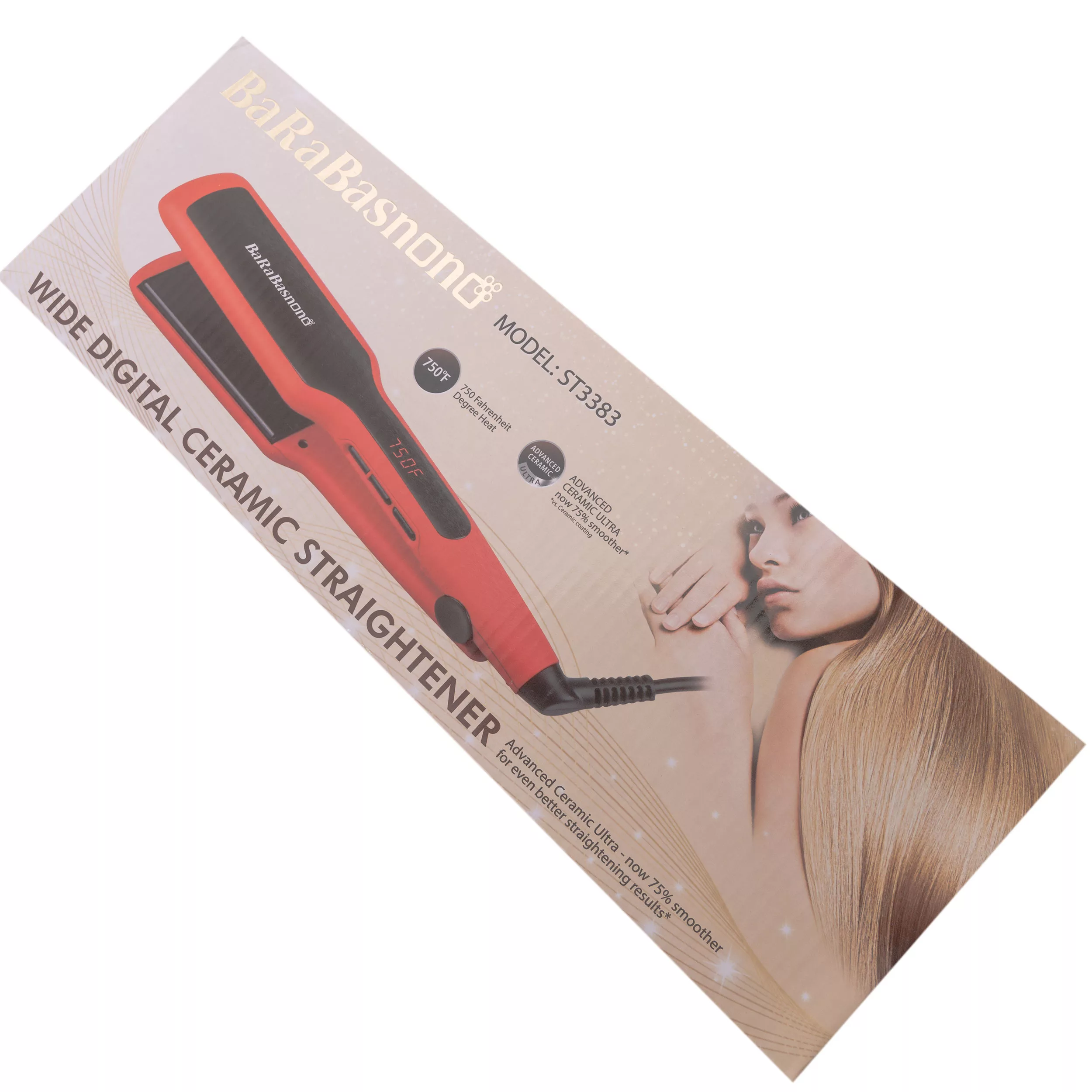 اتو و حالت دهنده مو باراباس نانو مدل ST3383