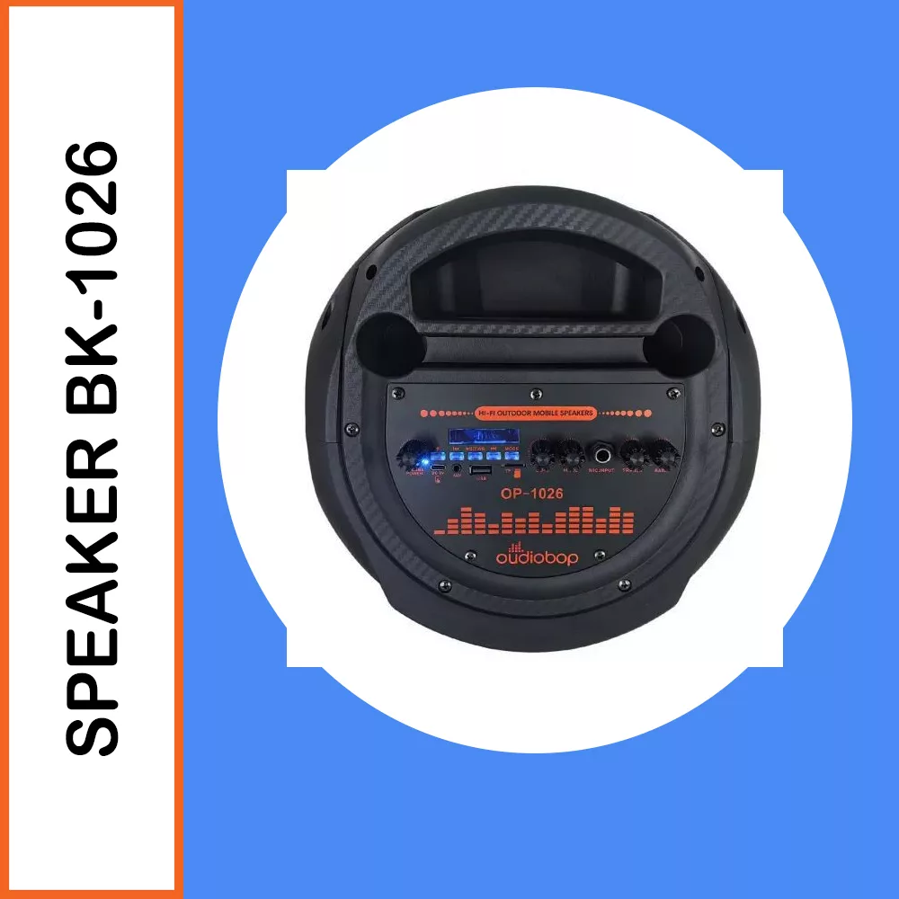 اسپیکر بلوتوثی اودیوبوپ مدل BK-1026