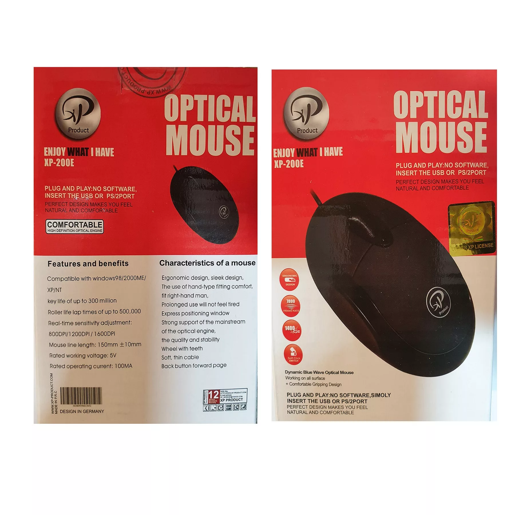 ماوس ایکس پی-پروداکت مدل XP-200E