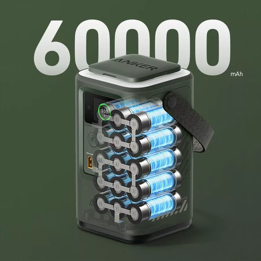 پاوربانک انکر مدل A1294 ظرفیت 60000 میلی آمپر ساعت