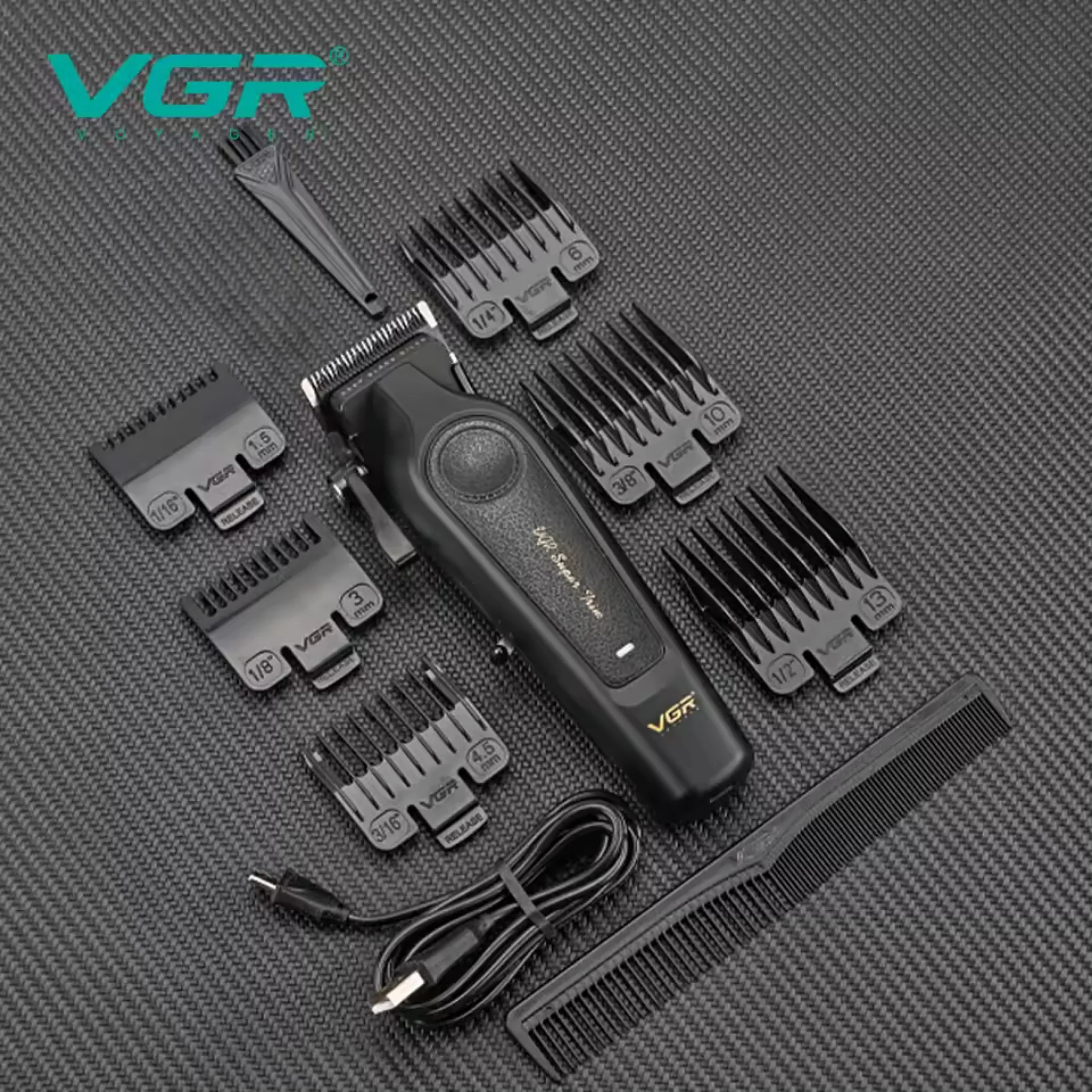 ماشین اصلاح موی سر و صورت شارژی وی جی ار مدل V-197