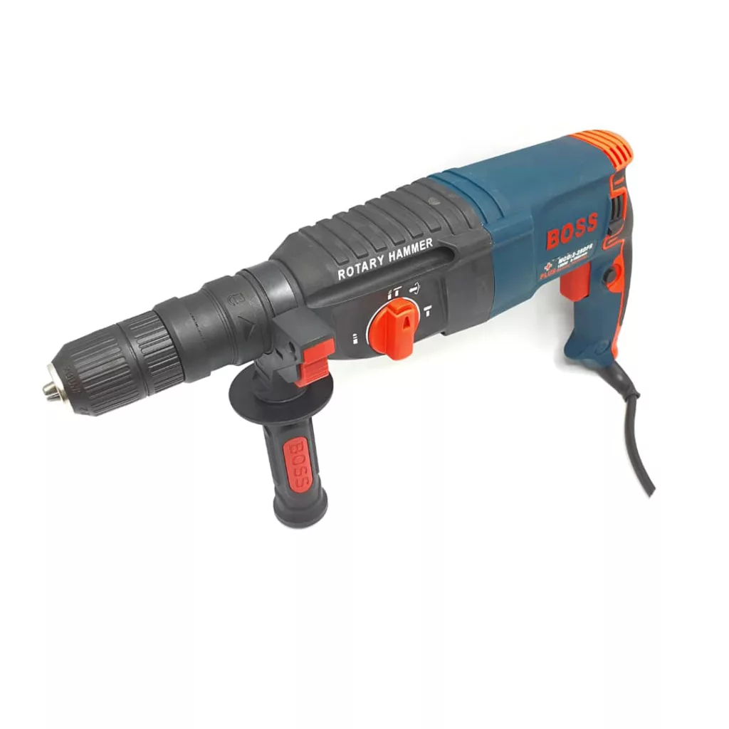 دریل بتن کن باس مدل BOSS-28-DFR مجموعه 7 عددی