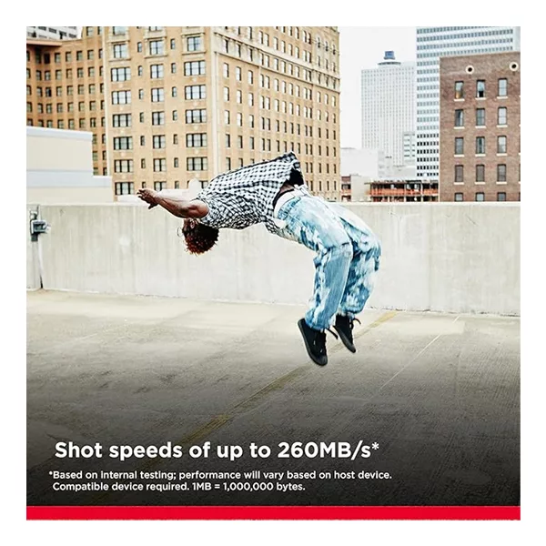 کارت حافظه SDXC سن دیسک مدل Extreme Pro  استاندارد UHS-II سرعت 300MBps ظرفیت 256 گیگابایت