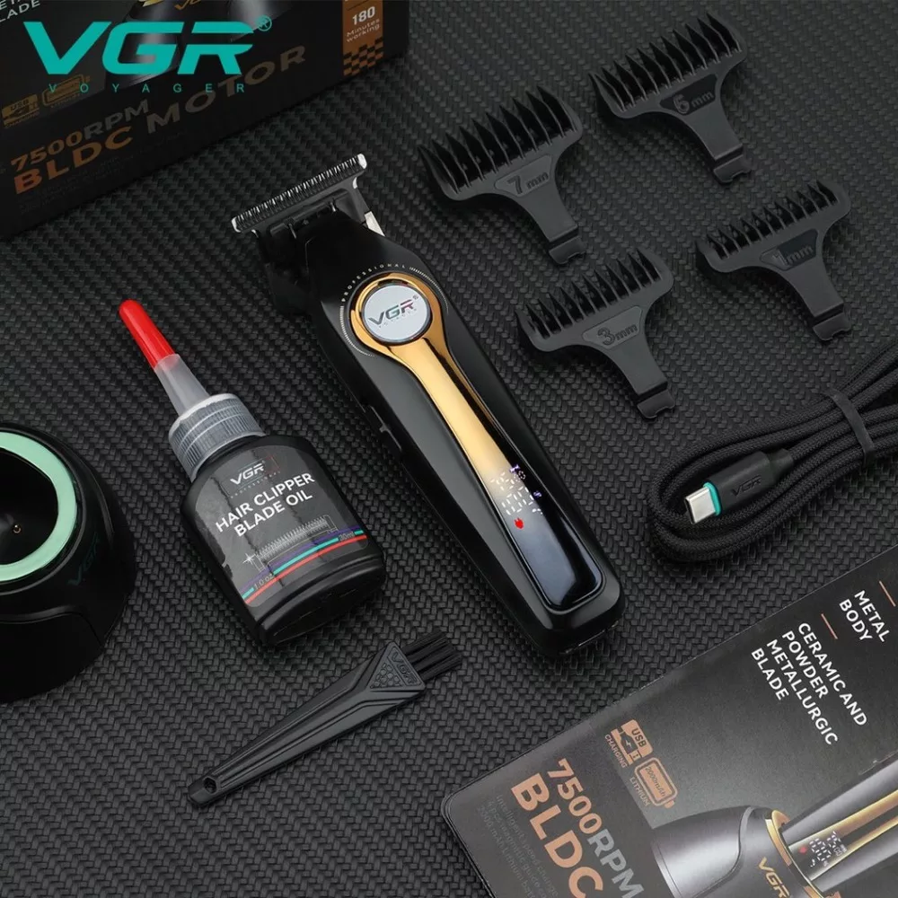 ماشین اصلاح موی سر و صورت وی جی ار مدل v-993