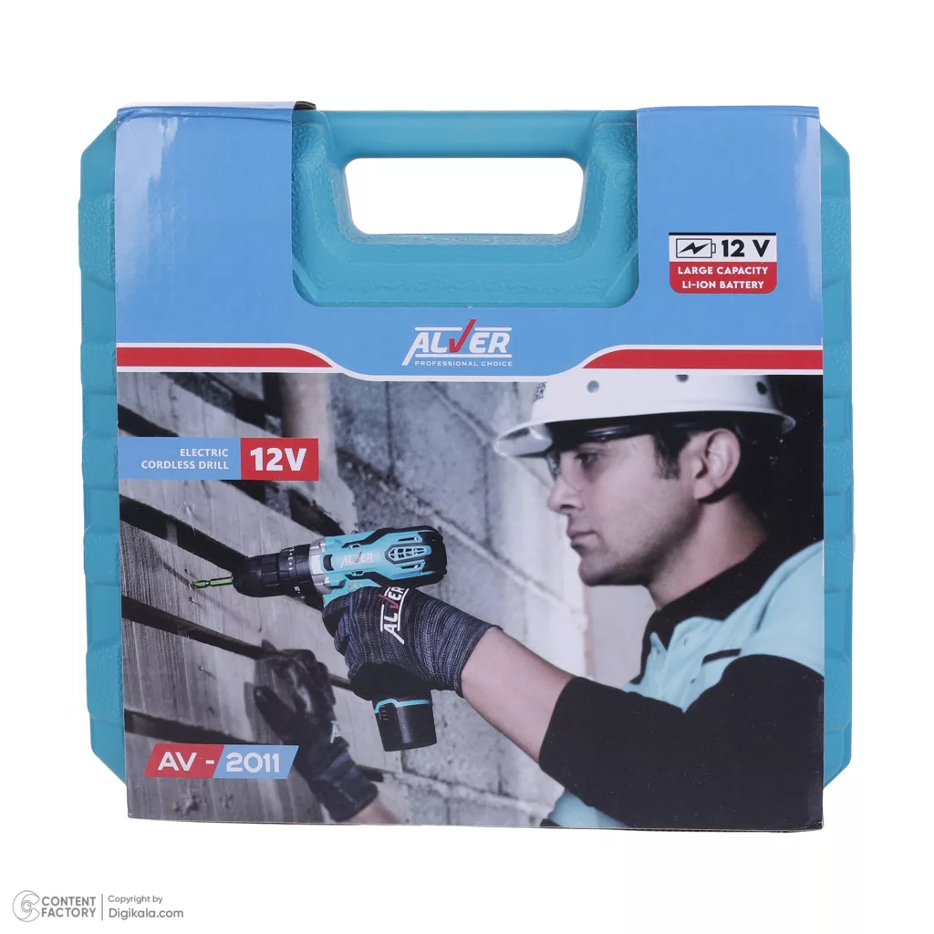دریل پیچ گوشتی شارژی 12 ولت آلور مدل 2011