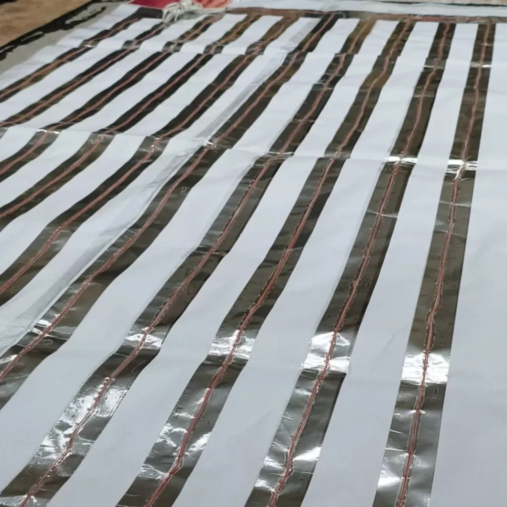 گرمایش برقی کف مدل رول نوار