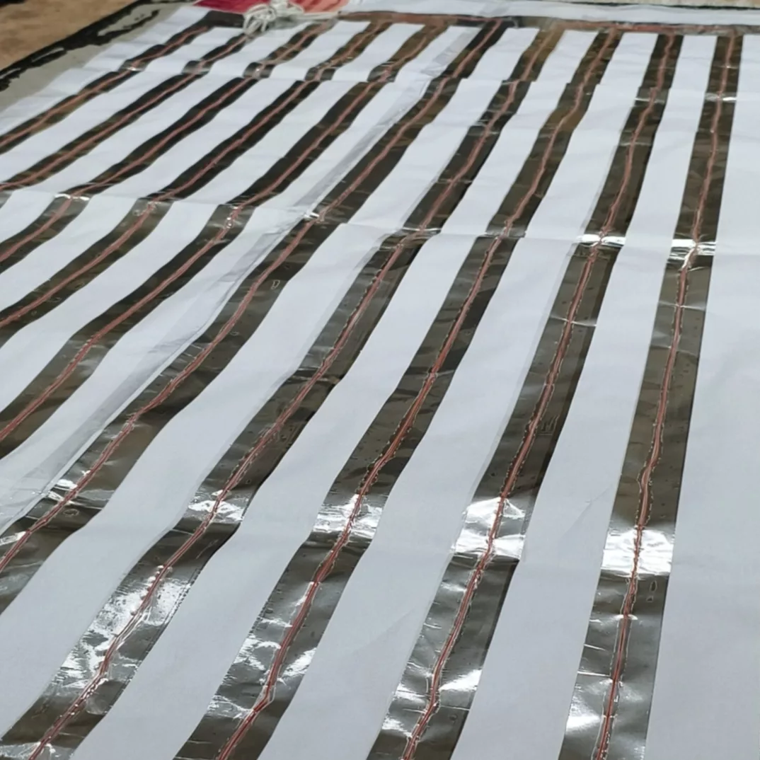 گرمایش برقی کف مدل رول نوار