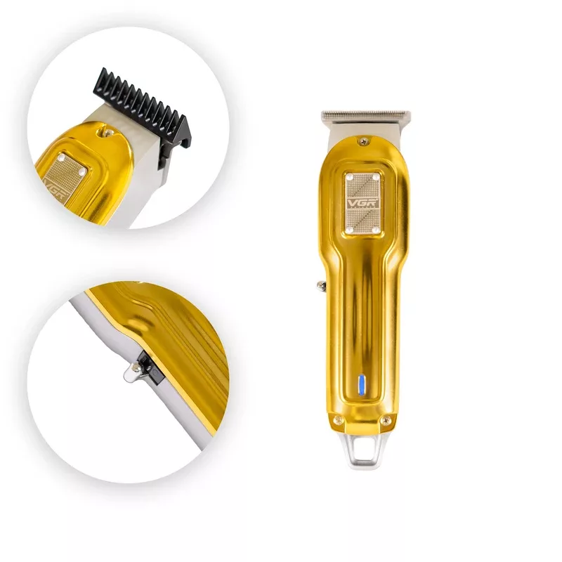 ماشین اصلاح موی سر و صورت شارژی وی جی ار مدل V-919(Gold)