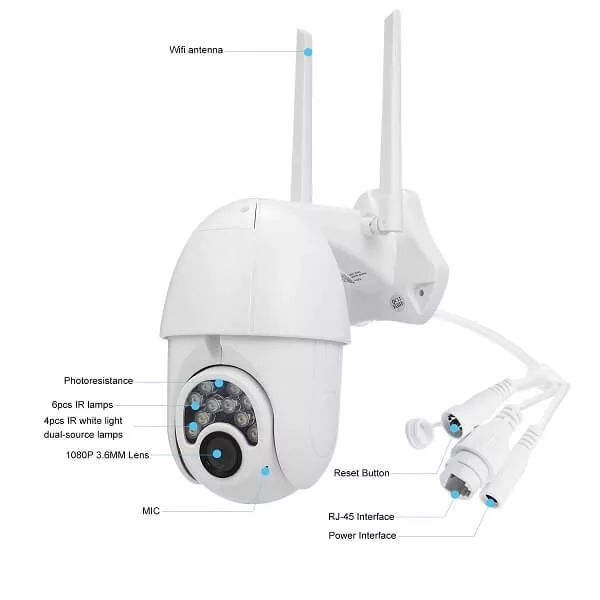 دوربین مداربسته تحت شبکه مدل IPC-V380-Q10