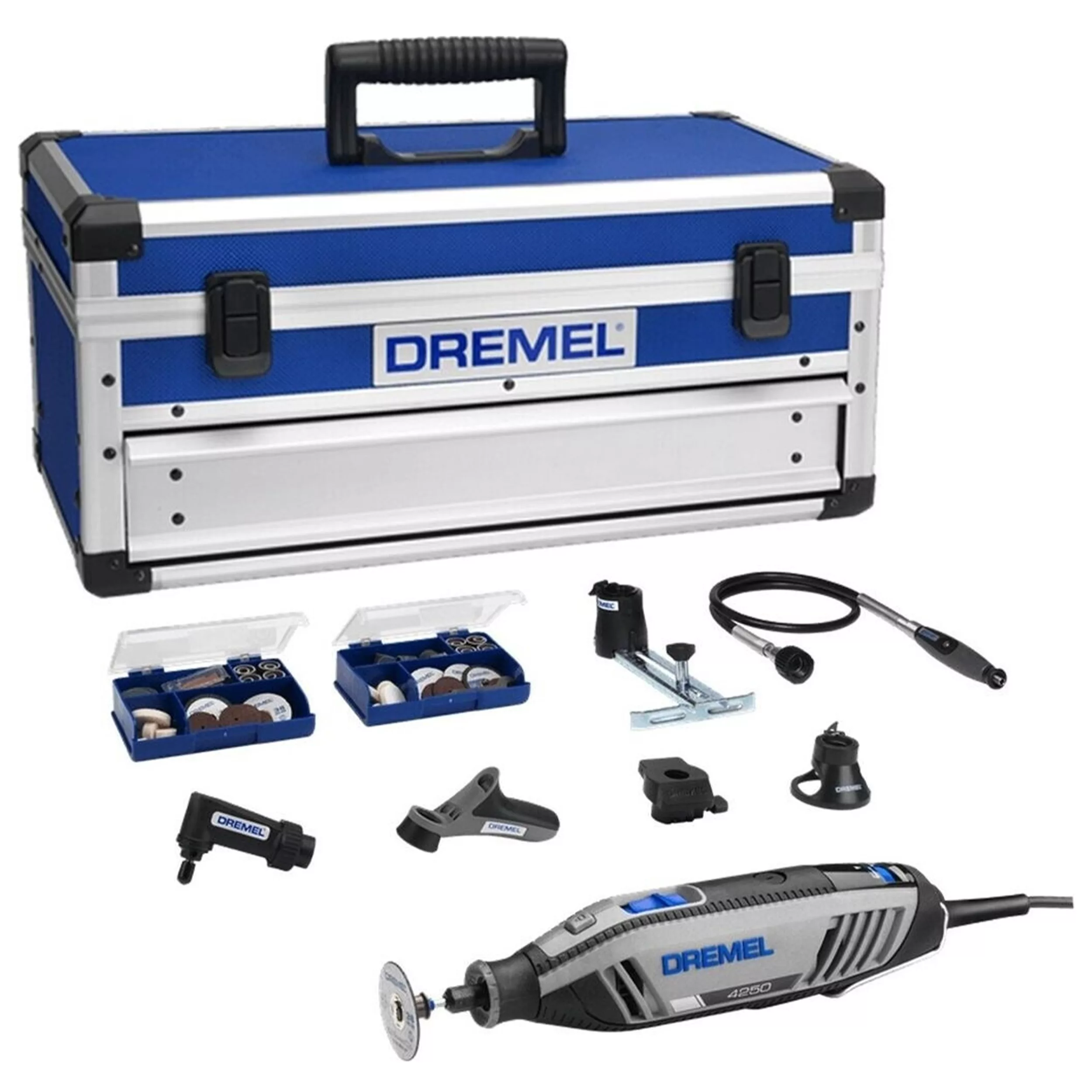 فرز انگشتی مینیاتوری دیمر دار 175 وات درمل مدل Box 4250-6-128 مجموعه 135 عددی