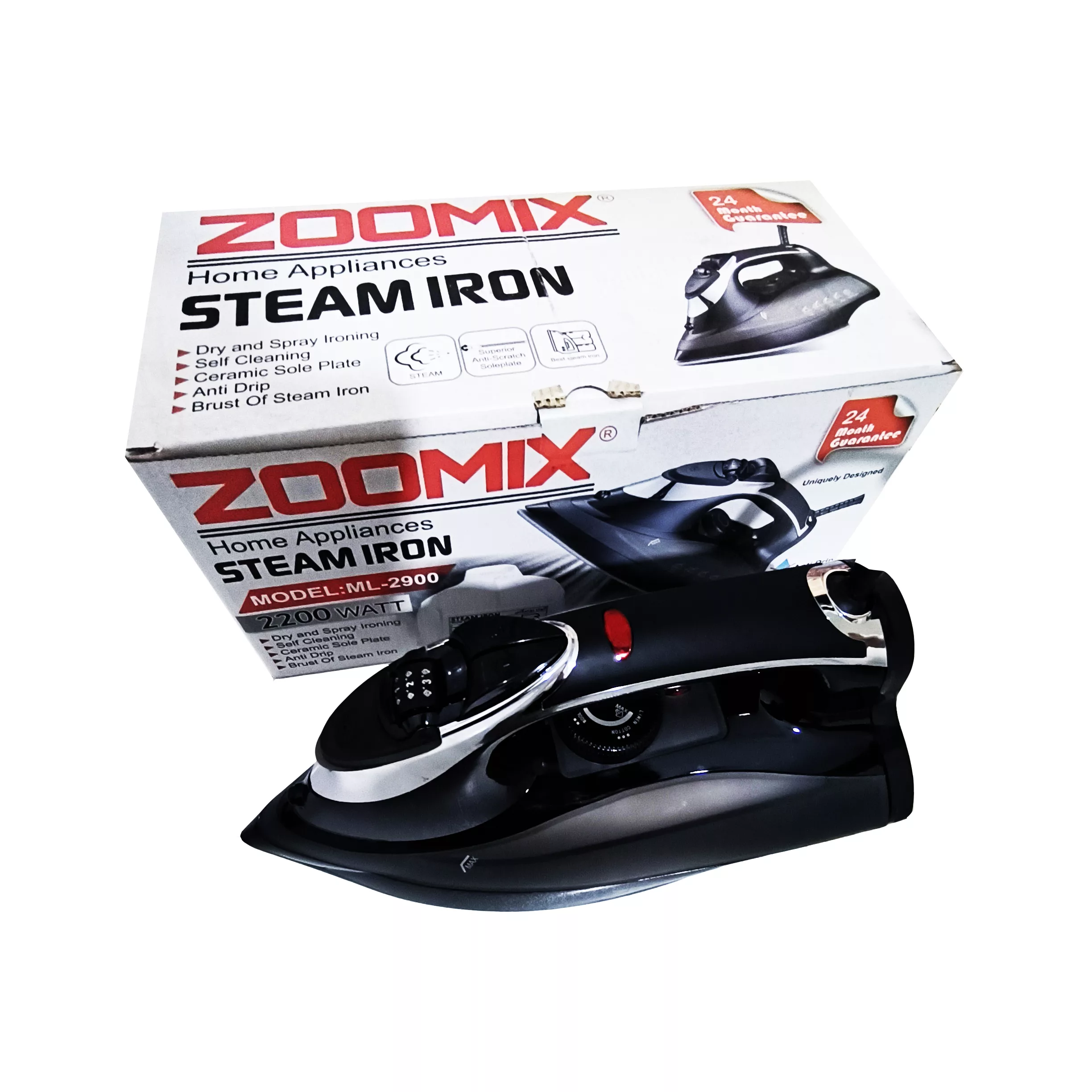 اتو بخار زومیکس مدل ML-2900