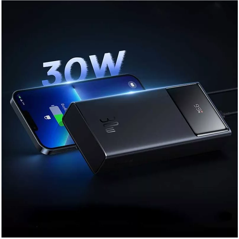 پاوربانک بیسوس مدل STAR-LORD-P10022904113-30W ظرفیت 20000 میلی آمپر ساعت