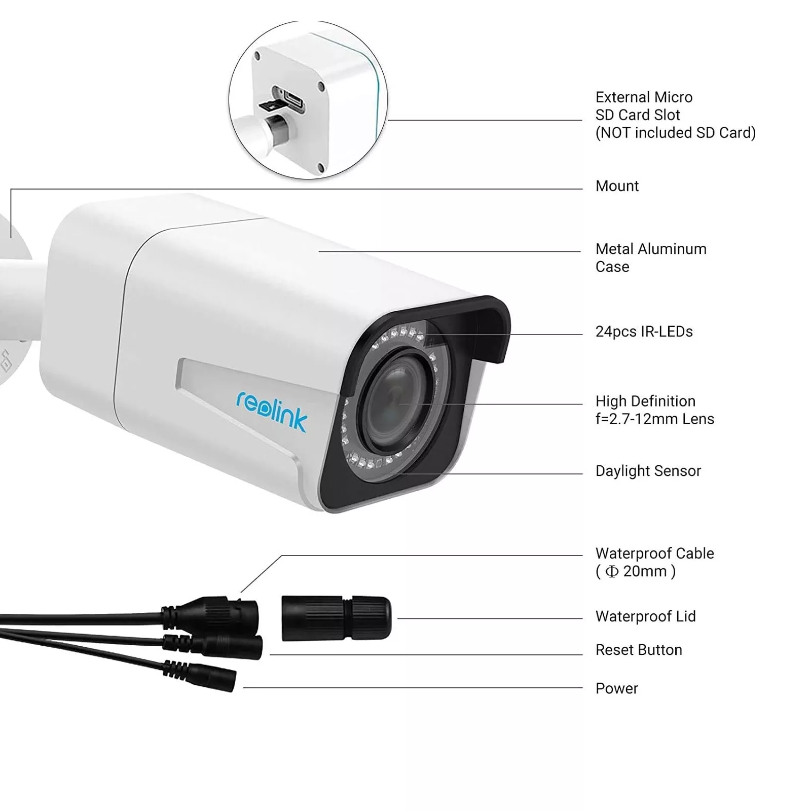 دوربین مداربسته تحت شبکه ریولینک مدل RLC-511