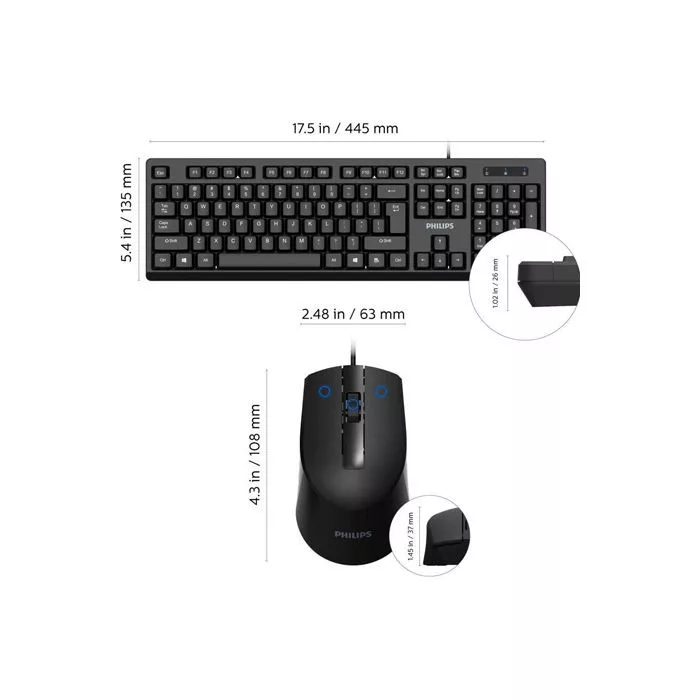 کیبورد و ماوس فیلیپس مدل C234
