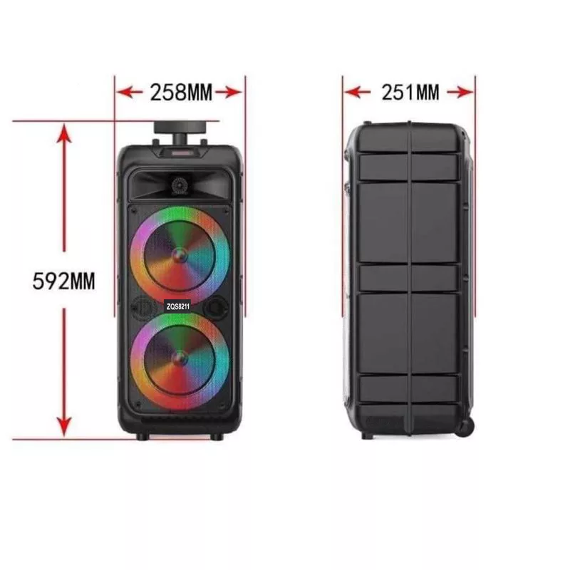 اسپیکر بلوتوثی قابل حمل ای ال دبلیو مدل ZQS 8211