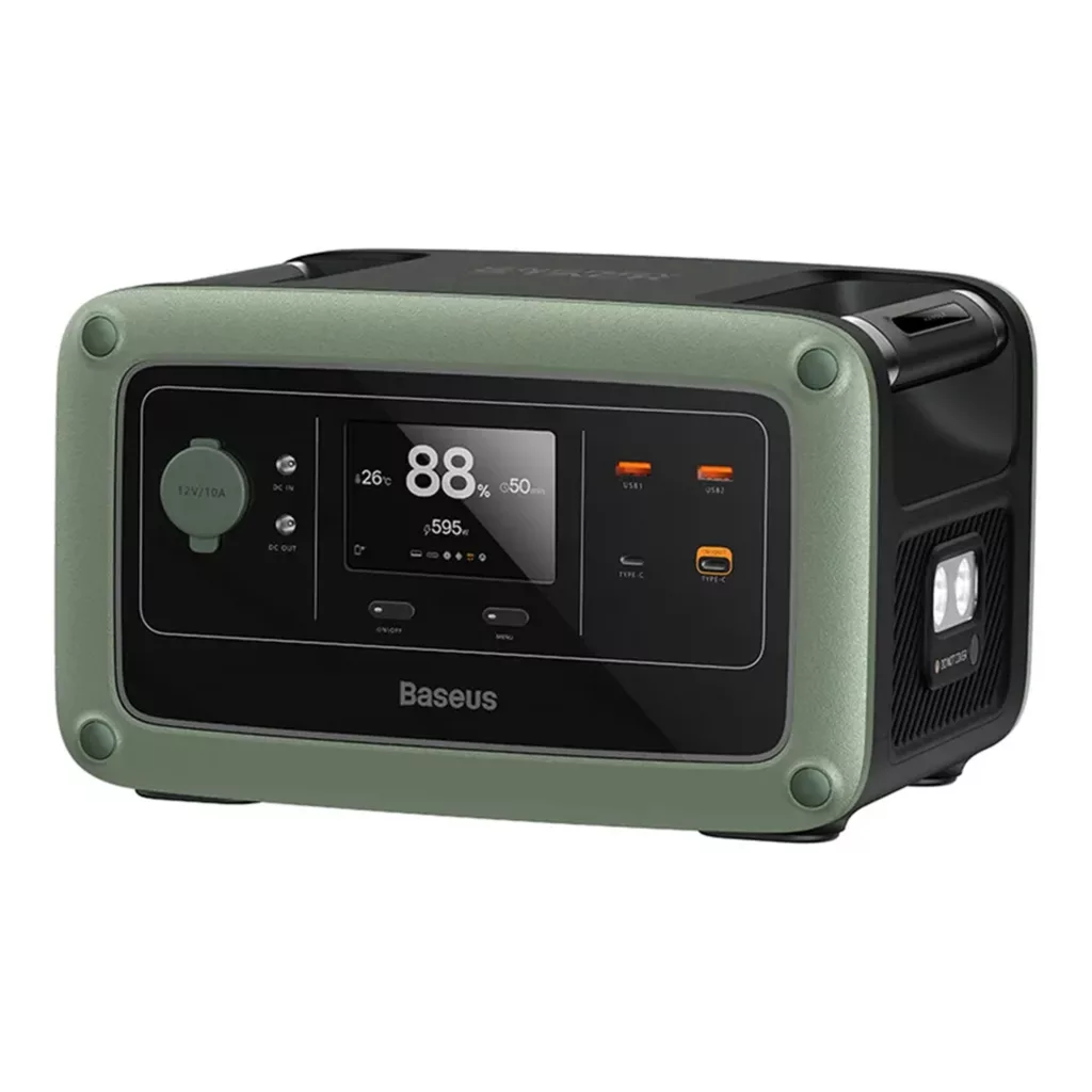 پاوربانک 600 وات باسئوس مدل CGNL ظرفیت 180000 میلی‌آمپر ساعت