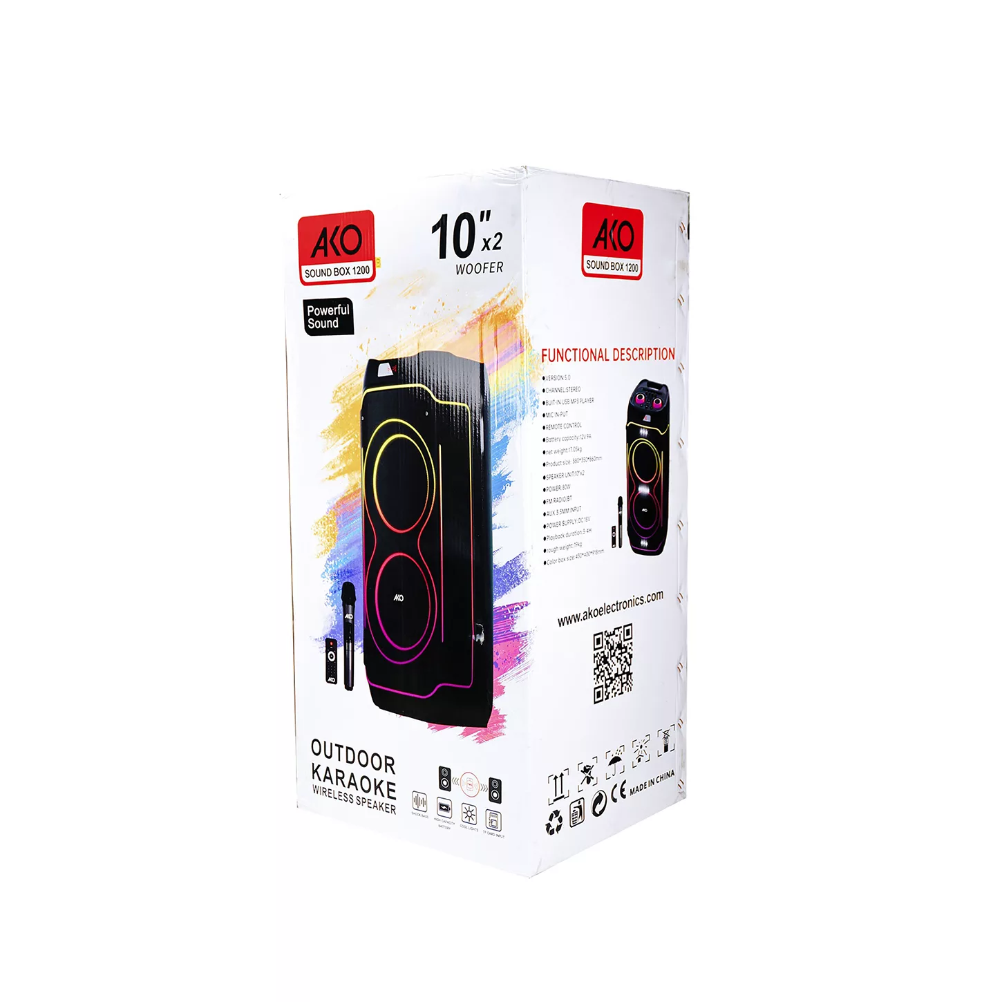 اسپیکر بلوتوثی آکو مدل Sound Box 1200