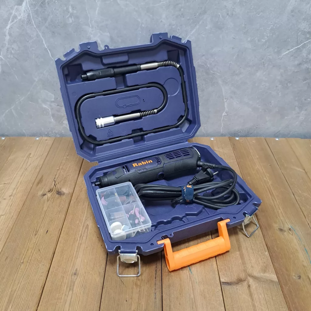 فرز انگشتی دیمردار 3.2 میلیمتری 130 وات رابین مدل 3110_130W مجموعه 110 عددی