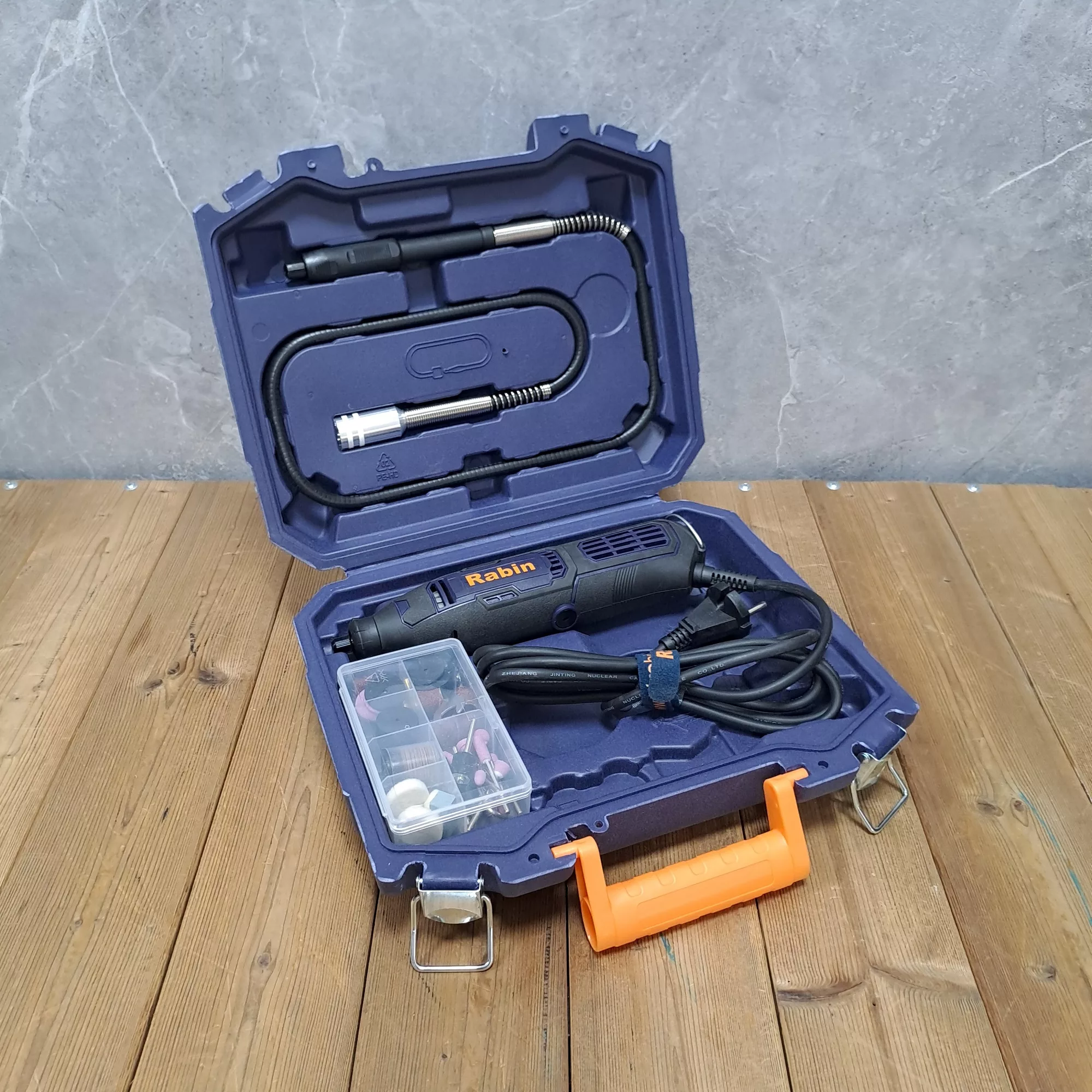 فرز انگشتی دیمردار 3.2 میلیمتری 130 وات رابین مدل 3110_130W مجموعه 110 عددی