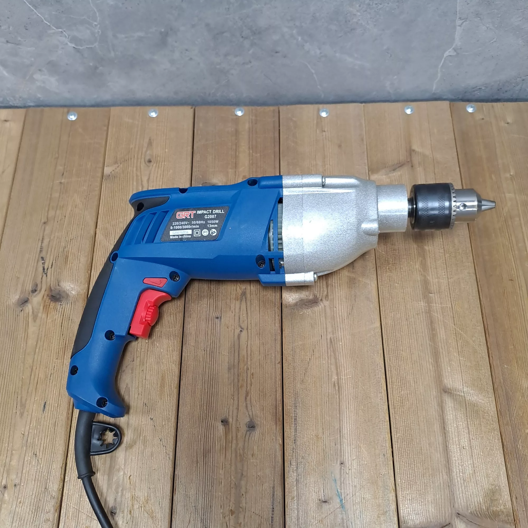 دریل چکشی صنعتی گیربکسی جی آر تی مدل 1050W