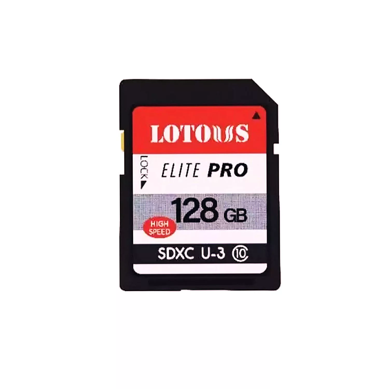 کارت حافظه SDXC لوتوس مدل Elite PRO کلاس 10 استاندارد UHS-I U3 سرعت 200MBs ظرفیت 128 گیگابایت