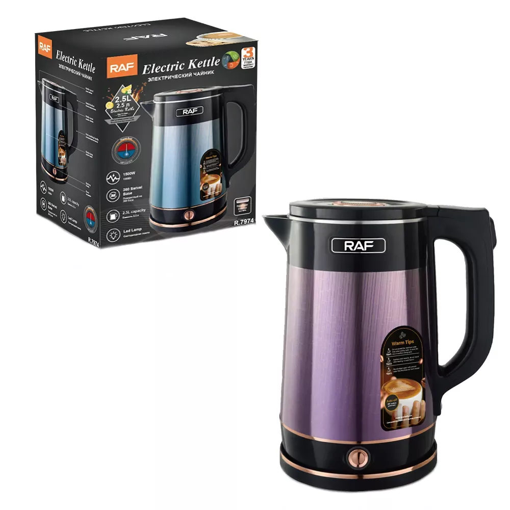 کتری برقی راف مدل R.7974 گنجایش 2.5 لیتر