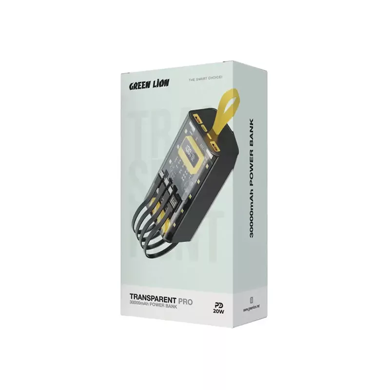 پاوربانک گرین لاین مدل GL-PBX2 ظرفیت 30000 میلی آمپر ساعت