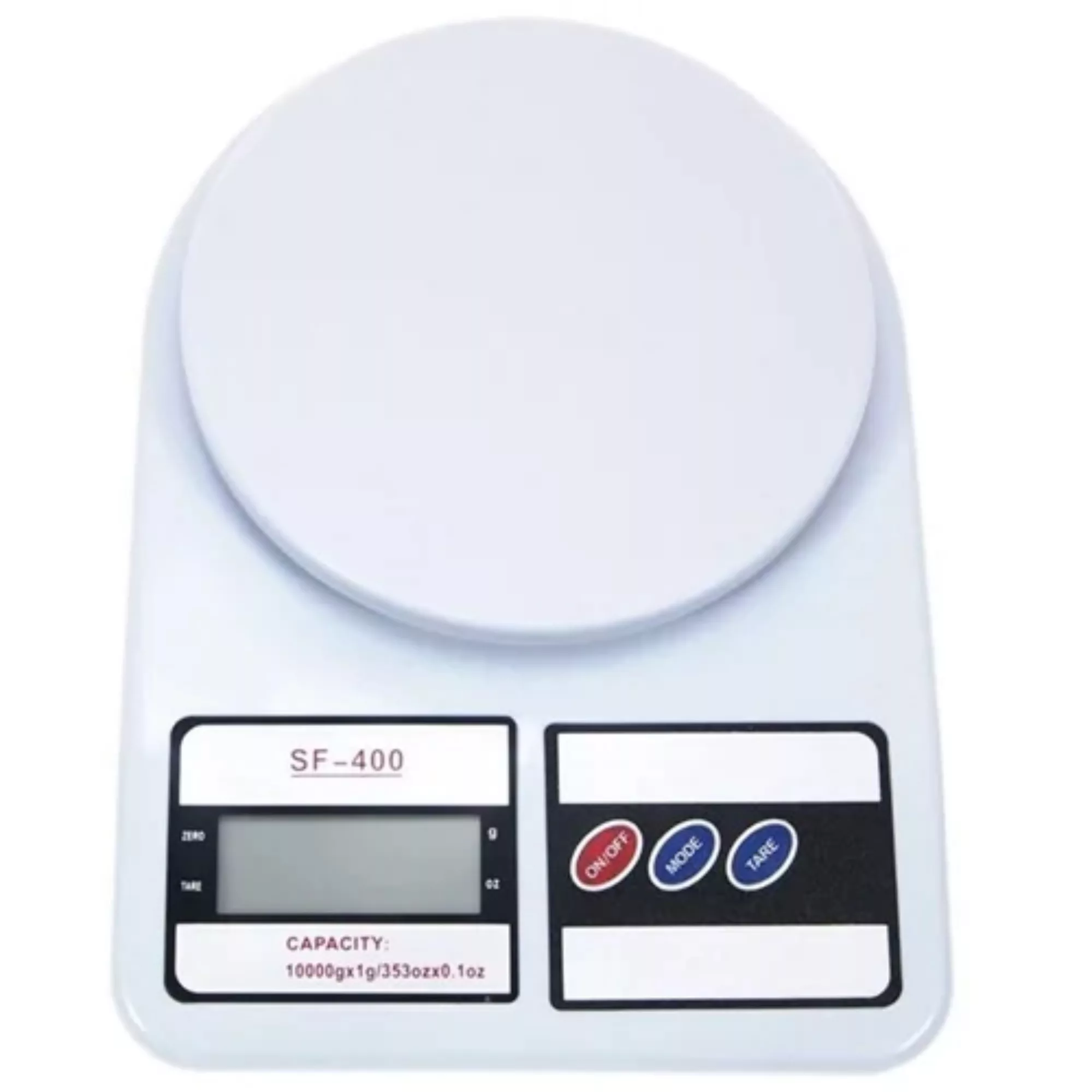 ترازو آشپزخانه دیجیتال مدل Sf_400 حداکثر ظرفیت قابل اندازه‌گیری 10 کیلوگرم با دقت اندازه‌گیری 1 گرم