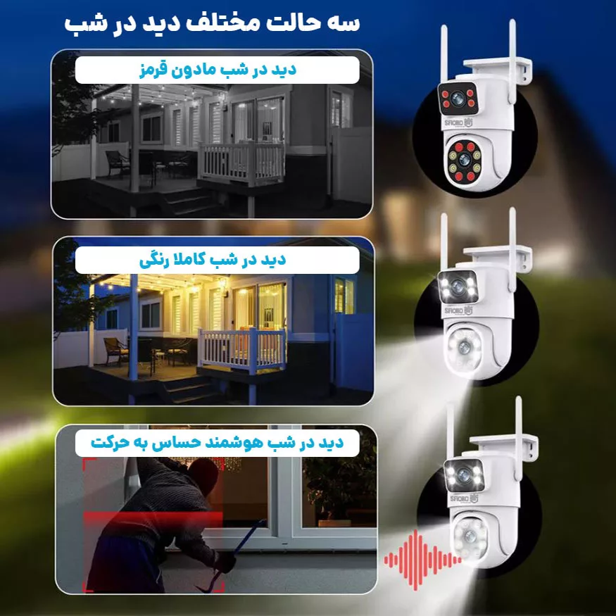 دوربین مداربسته تحت شبکه اسفیورد مدل Z322