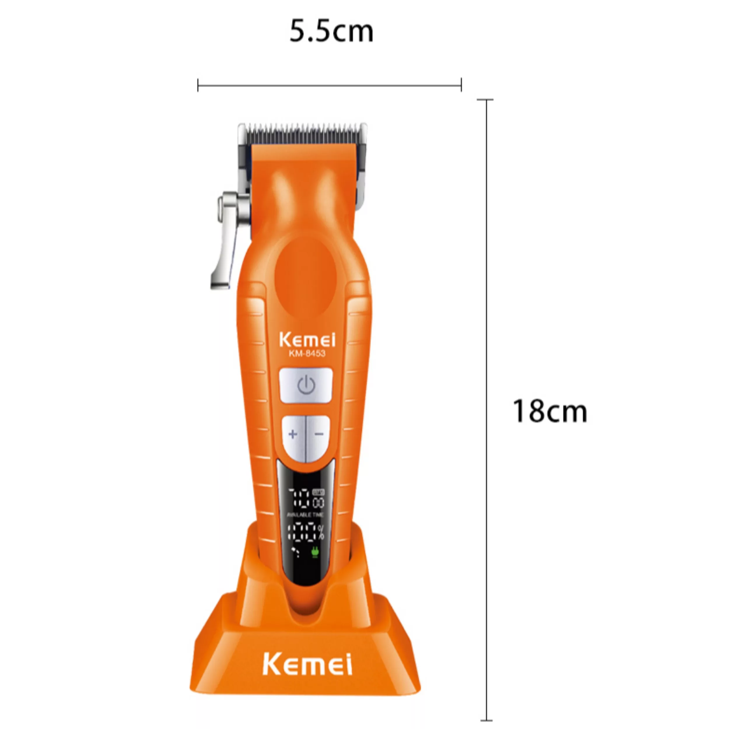 ماشین اصلاح موی سر و صورت شارژی کیمی مدل KM-8543 مجموعه 2 عددی