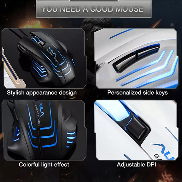 ماوس مخصوص بازی آئولا مدل Mountain S18