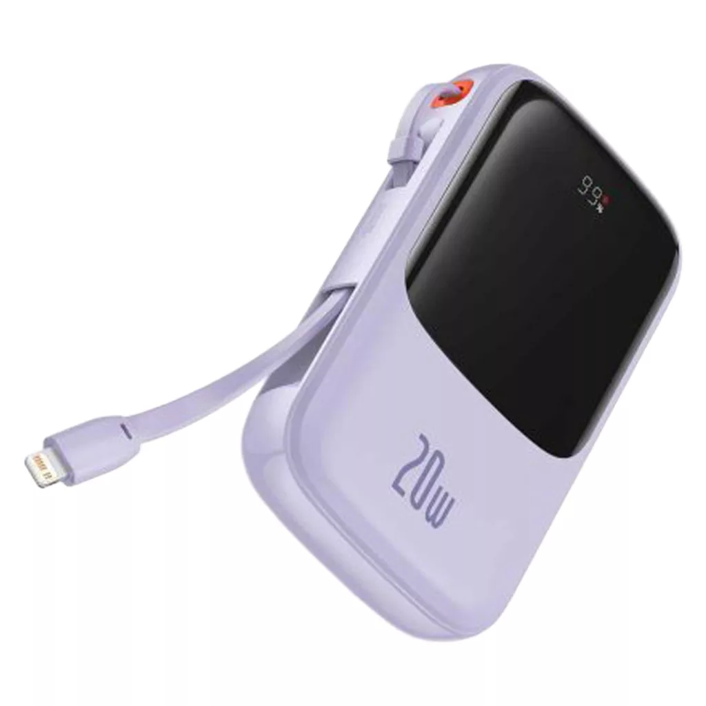 پاوربانک باسئوس مدل Qpow Pro ظرفیت 10000 میلی آمپر ساعت