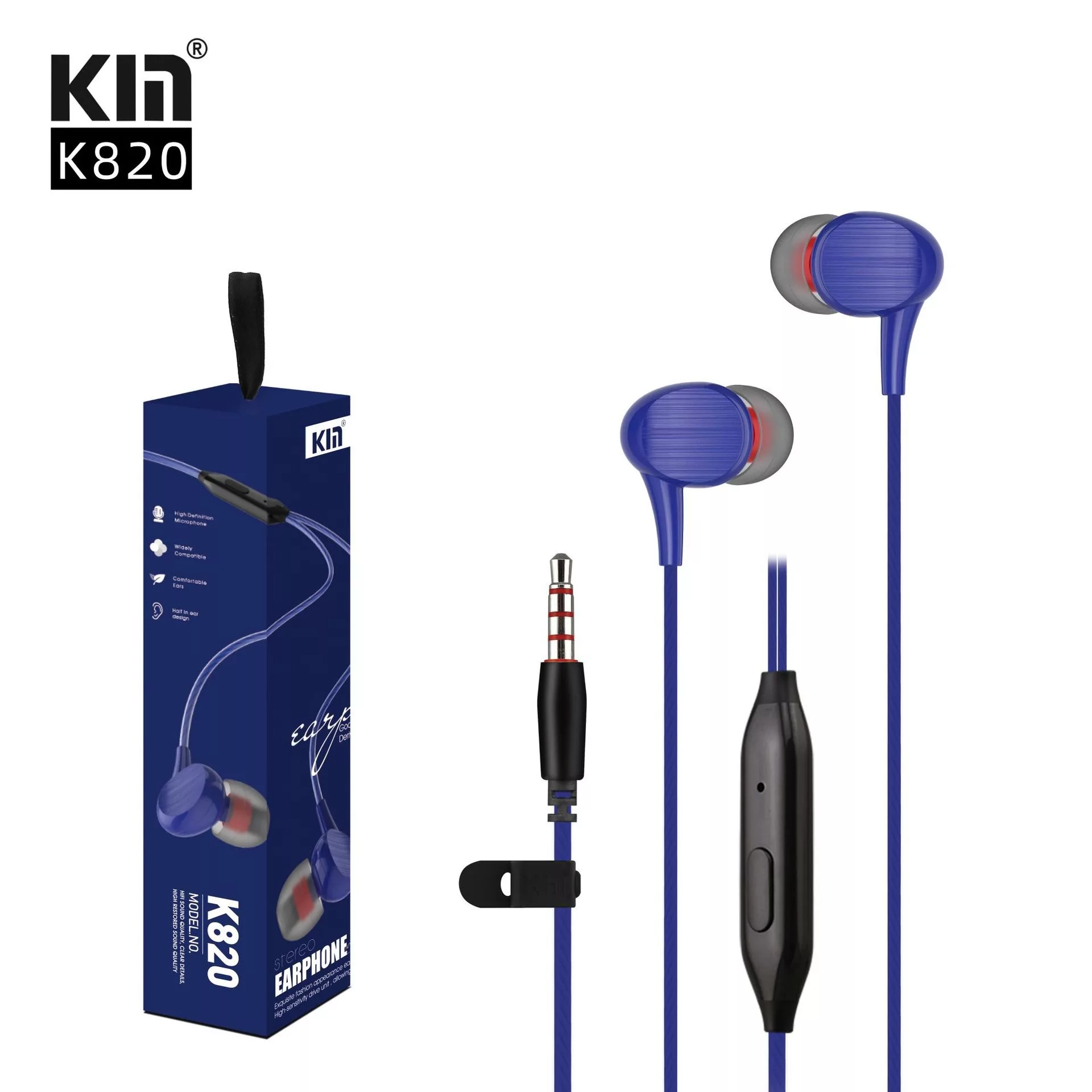 هندزفری با سیم کین مدل k820