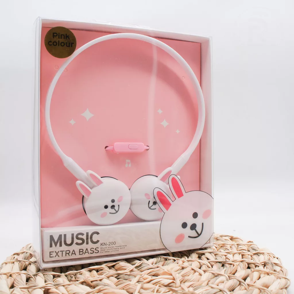 هدفون طرح فانتزی خرگوش مدل KN-200