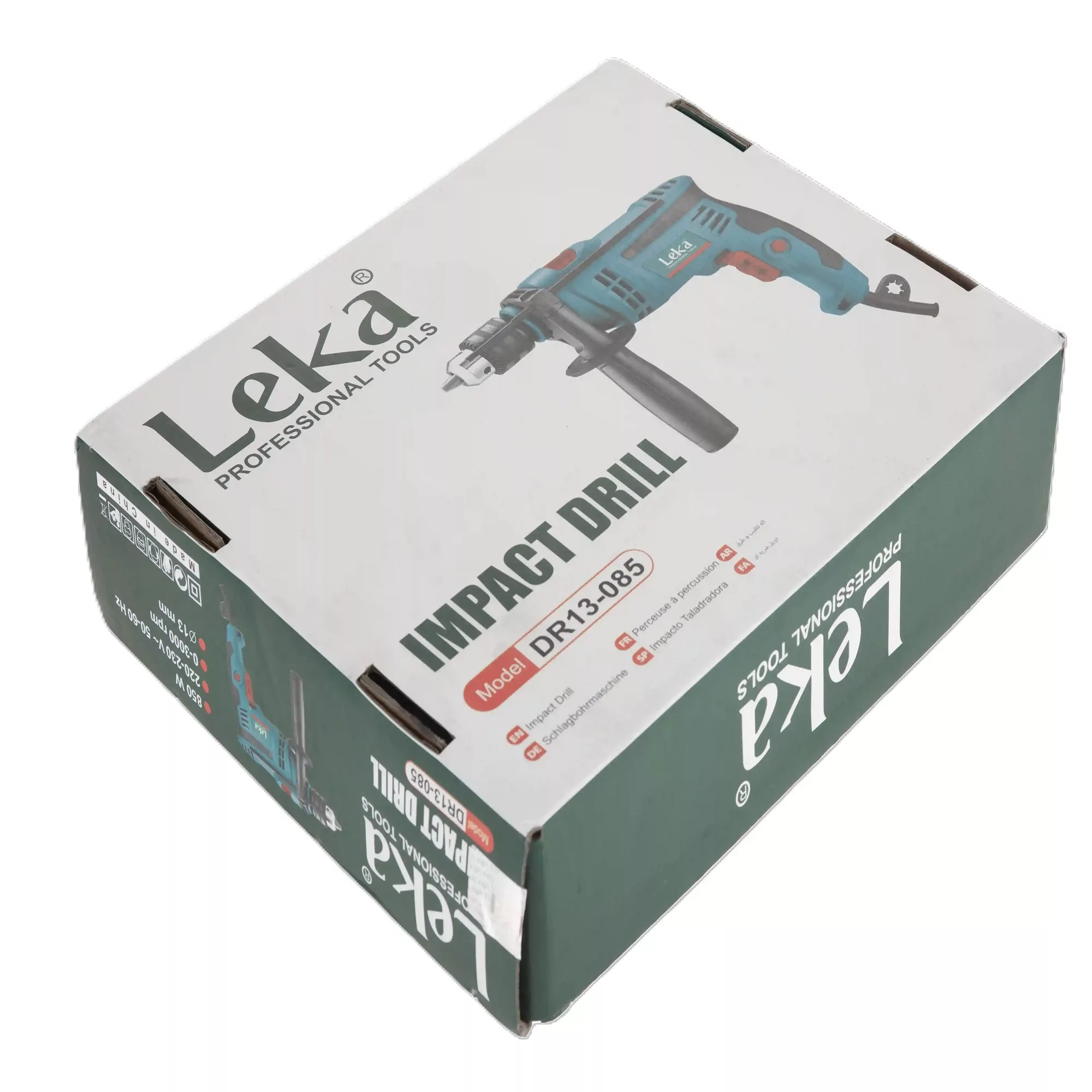 دریل چکشی سایز 13 میلی متری 850 وات لکا مدل DR13-085