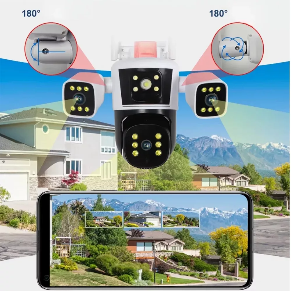 دوربین مداربسته تحت شبکه مدل سه مگاپیکسل کد QQ-849-WP