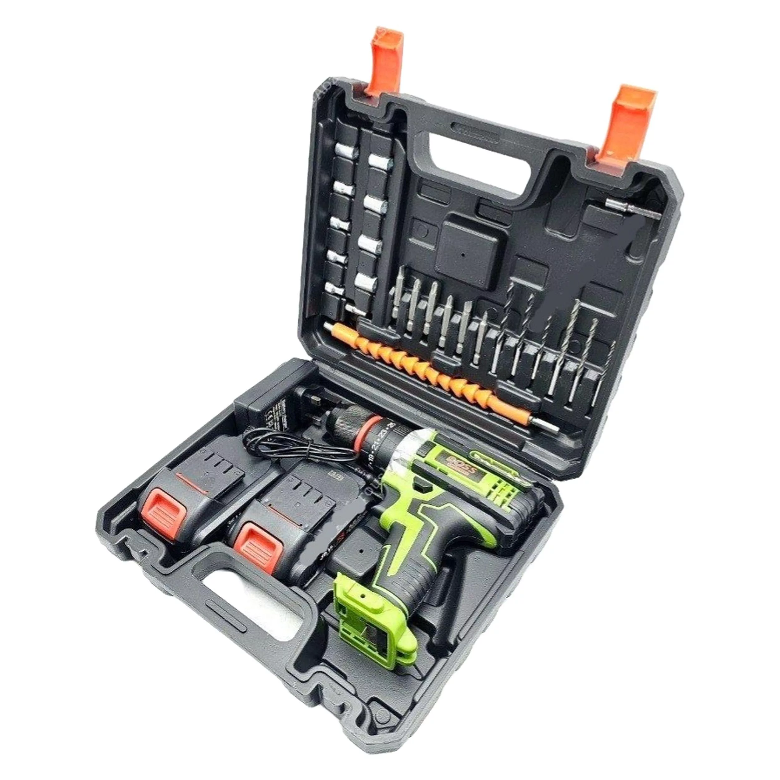 دریل پیچ گوشتی شارژی چکشی باس مدل BS36V مجموعه 26 عددی دریل پیچ گوشتی شارژی چکشی باس مدل BS36V مجموعه 26 عددی