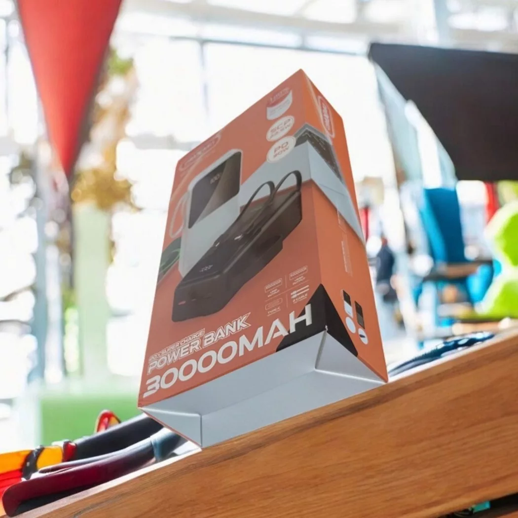 پاوربانک مدل 0MXM0 ظرفیت 30000 میلی آمپر ساعت