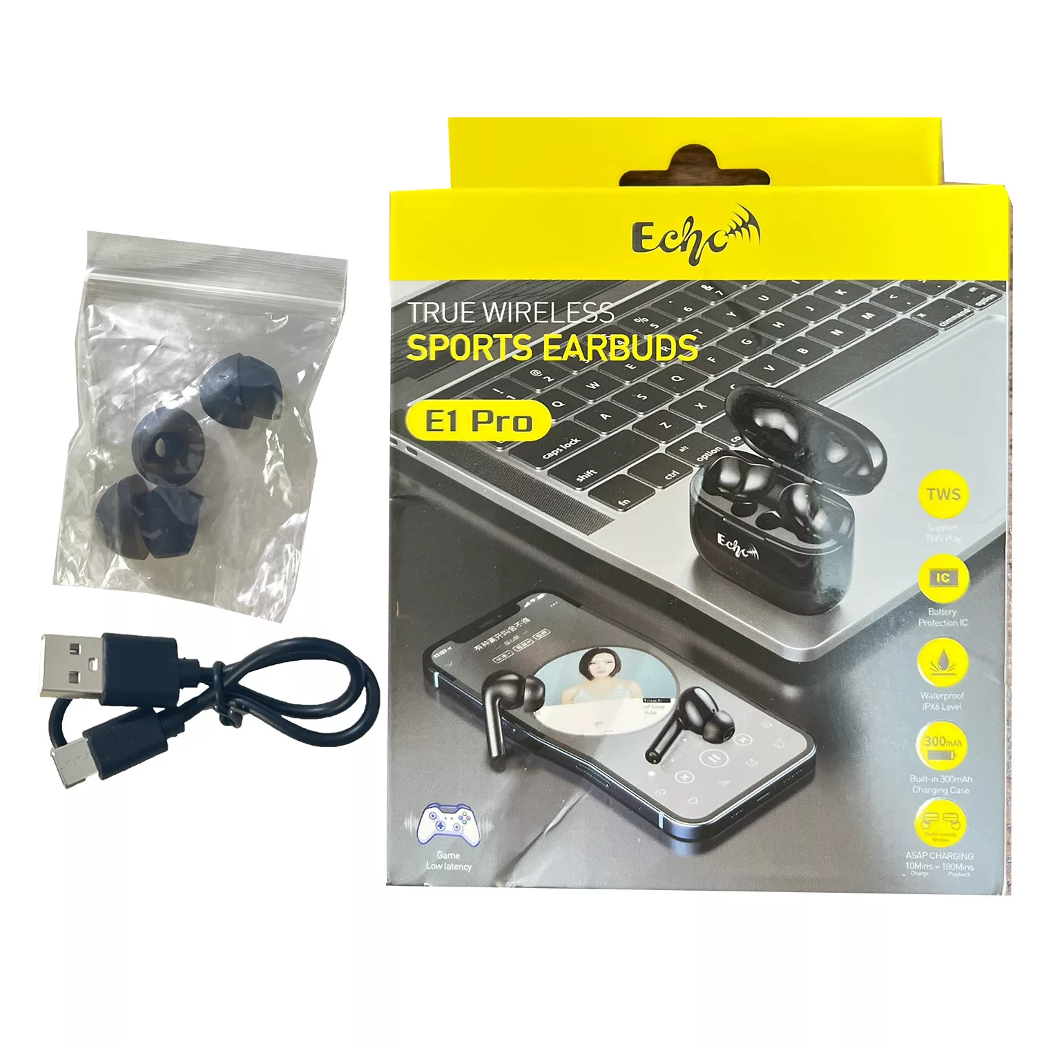 هدفون بلوتوثی اکو مدل E1 PRO