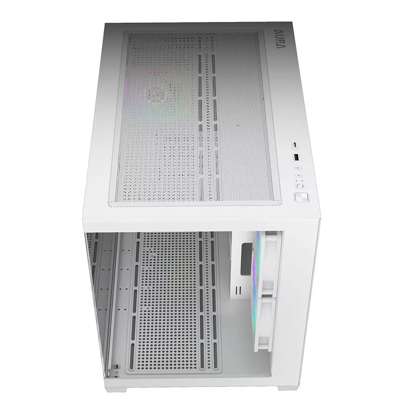 کیس کامپیوتر گیمینگ گیم دیاس مدل AURA GC10M V2 WH ARGB